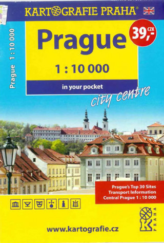 Carte Prague - 1:10 000 in your pocket city centre 