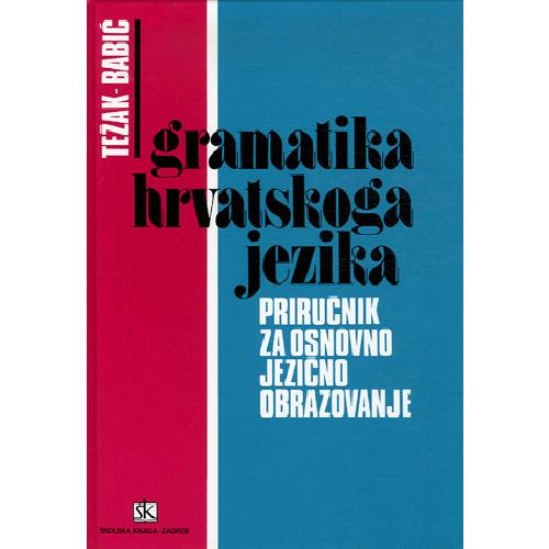 Kniha Gramatika hrvatskoga jezika Stjepko Te?ak