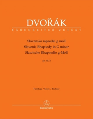 Carte Slovanská rapsodie g moll op. 45/2 Antonín Dvořák
