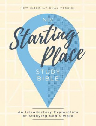Könyv NIV, Starting Place Study Bible, Hardcover, Tan, Comfort Print Zondervan