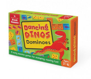 Knjiga Dancing Dinos Dominoes Barefoot Books