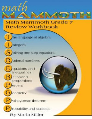 Knjiga Math Mammoth Grade 7 Review Workbook Maria Miller