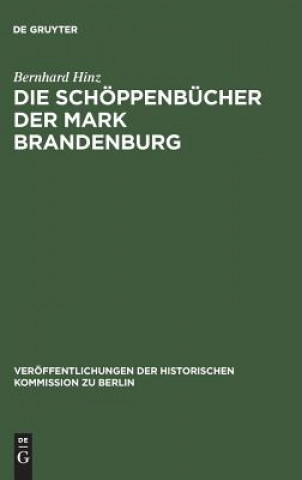 Book Schoeppenbucher der Mark Brandenburg BERNHARD HINZ