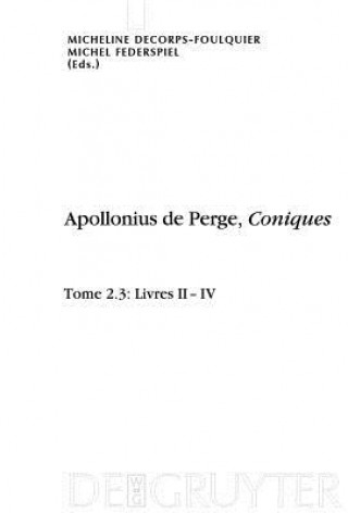 Kniha Livres II-IV. Edition et traduction du texte grec Micheline Decorps-Foulquier