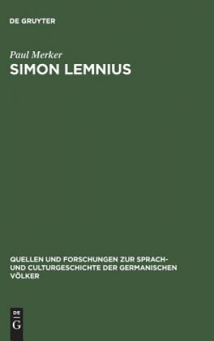 Knjiga Simon Lemnius PAUL MERKER