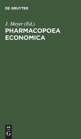 Kniha Pharmacopoea economica J. MEYER
