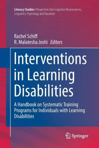 Knjiga Interventions in Learning Disabilities RACHEL SCHIFF