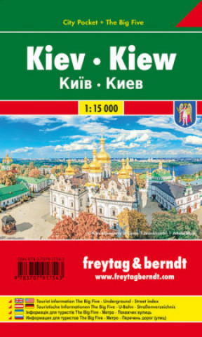 Materiale tipărite Kiev City Pocket + the Big Five Waterproof 1:10 000 