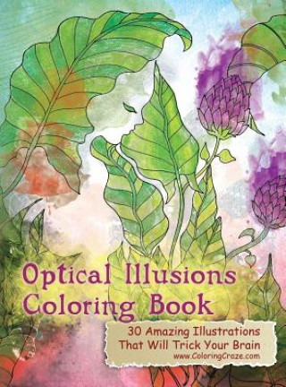 Carte Optical Illusions Coloring Book COLORINGCRAZE