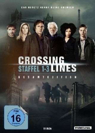 Videoclip Crossing Lines Gesamtedition. Staffel 1-3, 11 DVDs Donald Sutherland