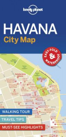 Nyomtatványok Lonely Planet Havana City Map Planet Lonely
