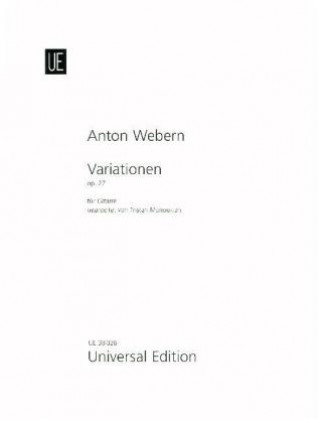 Tiskovina Variationen Anton Webern