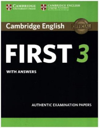 Книга Cambridge English First 3 - Student's Book with answers 