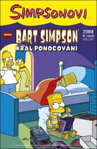 Βιβλίο Bart Simpson Král ponocování collegium