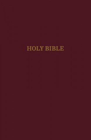 Książka NIV, Reference Bible, Giant Print, Leather-Look, Burgundy, Red Letter Edition, Indexed, Comfort Print Zondervan