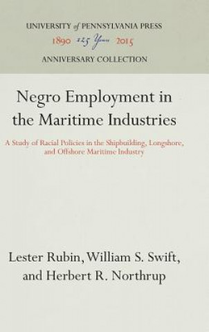 Book Negro Employment in the Maritime Industries Lester Rubin