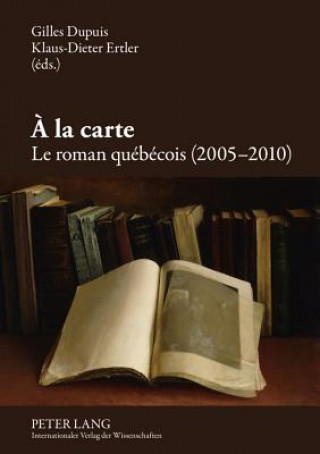 Könyv A La Carte Gilles Dupuis