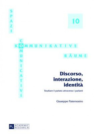 Książka Discorso, interazione, identita Giuseppe Paternostro