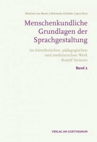 Kniha Menschenkundische Grundlagen der Sprachgestaltung Dietrich von Bonin