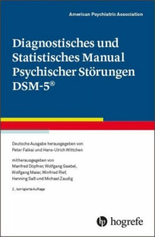 Carte Diagnostisches und Statistisches Manual Psychischer Störungen DSM-5® American Psychiatric Association