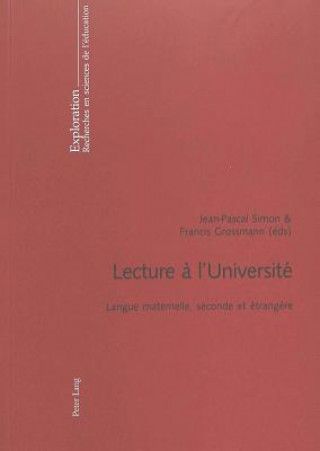 Carte Lecture A L'Universite Jean-Pascal Simon