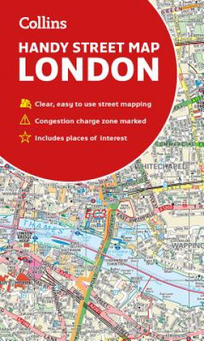 Nyomtatványok Collins London Handy Street Map Collins Maps