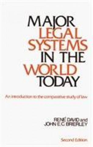 Könyv Major Legal Systems in the World Today Rene David