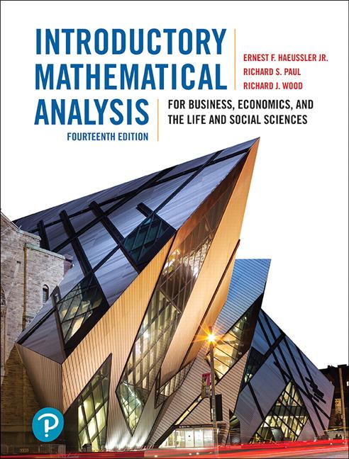 Książka Introductory Mathematical Analysis for Business, Economics, and the Life and Social Sciences Ernest F. Haeussler