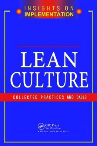 Kniha Lean Culture Productivity Press Development Team