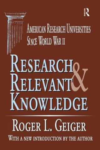 Kniha Research and Relevant Knowledge 