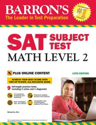 Kniha SAT Subject Test Math Level 2 Richard Ku