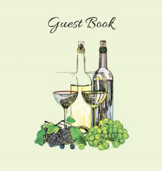 Carte GUEST BOOK (Hardcover), Party Guest Book, Guest Comments Book, House Guest Book, Vacation Home Guest Book, Special Events & Functions Visitors Book ANGELI PUBLICATIONS