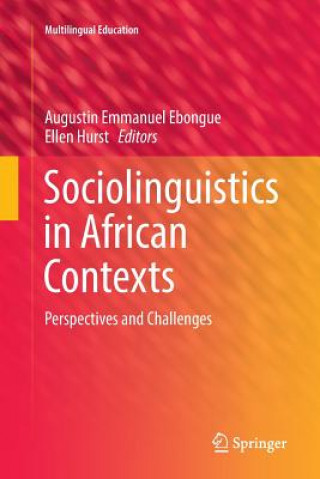 Kniha Sociolinguistics in African Contexts AUGUSTIN EM EBONGUE