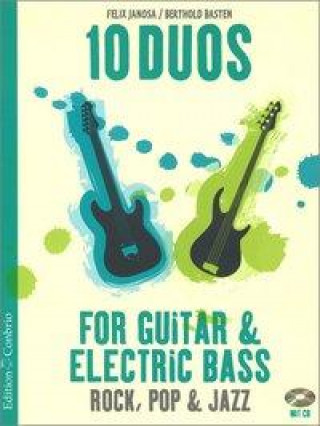 Könyv 10 Duos for Guitar & Electric Bass Felix Janosa