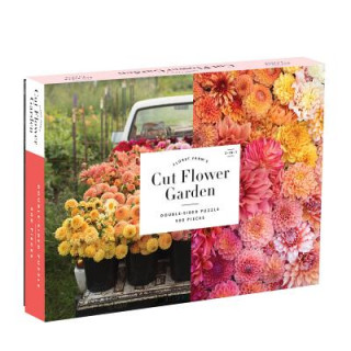 Carte Floret Farm's Cut Flower Garden 2-Sided 500 Piece Puzzle Sarah McMenemy