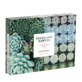 Book Succulent Garden 2-Sided 500 Piece Puzzle Sarah McMenemy
