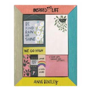 Книга Anne Bentley Inspired Life Desktop Sticky Notes Box Sarah McMenemy