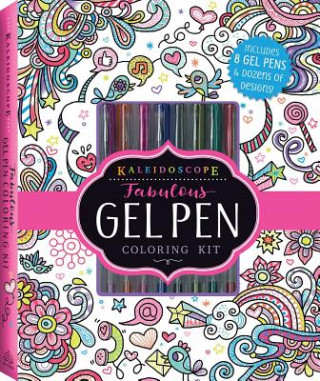 Knjiga Kaleidoscope: Fabulous Gel Pen Coloring Kit [With Pens/Pencils] Editors of Silver Dolphin Books