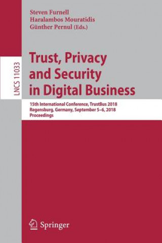 Könyv Trust, Privacy and Security in Digital Business Steven Furnell