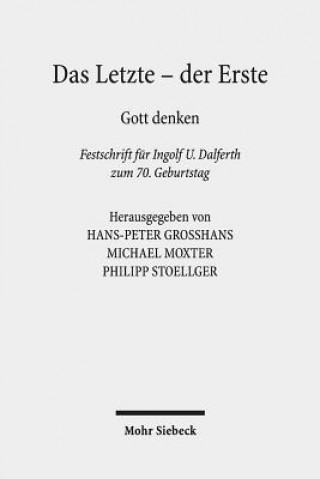 Könyv Das Letzte - der Erste Hans-Peter Großhans