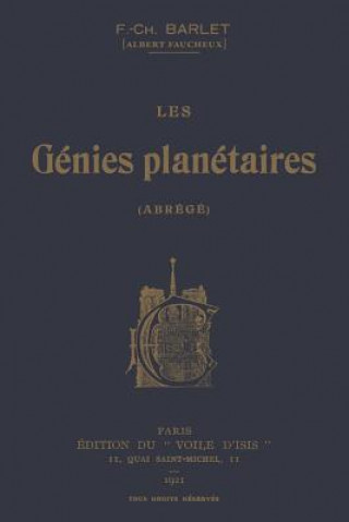 Könyv Les Genies planetaires F -Ch Barlet