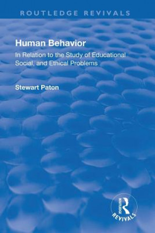 Kniha Revival: Human Behavior (1921) Stewart Paton