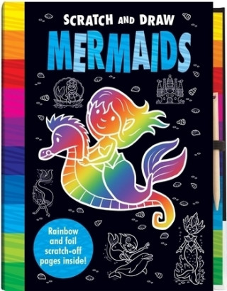 Libro Scratch and Draw Mermaids - Scratch Art Activity Book Connie Isaacs