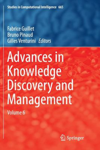 Kniha Advances in Knowledge Discovery and Management FABRICE GUILLET