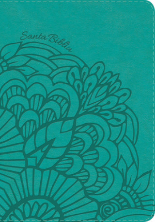 Carte Rvr 1960 Biblia Compacta Letra Grande Aqua, Símil Piel B&amp;h Espanol Editorial