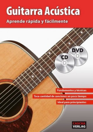 Kniha Guitarra Acústica: Aprende rápida y fácilmente Cascha