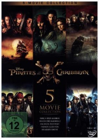 Videoclip Pirates of the Caribbean 5-Movie Collection, 5 DVD Stephen E. Rivkin