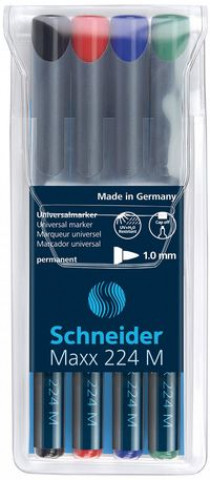 Audio Foliopisy permanentne Schneider Maxx 224 M 4 sztuki 