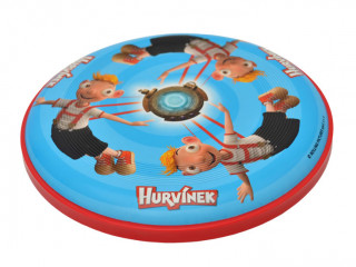 Hra/Hračka Frisbee 22 cm Hurvínek kšandy - červená 