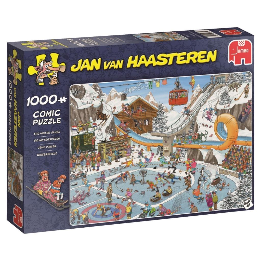 Joc / Jucărie Jan van Haasteren - Die Winterspiele - 1000 Teile Puzzle 